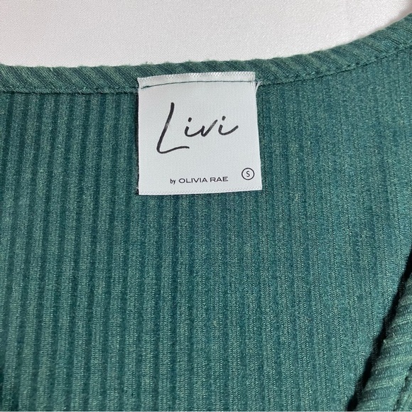 🖤2FOR$30 Olivia Rae Ribbed Wrap Crop Top - Picture 4 of 8